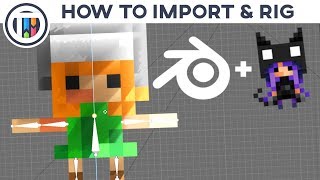 How to Import amp Rig a MagicaVoxel Character in Blender 28 [upl. by Ado]