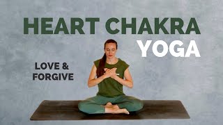 Yoga for the HEART CHAKRA  15 Minutes for Love amp Compassion of the Fourth Chakra [upl. by Bruce]