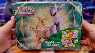 NEW Pokémon 2022 Spring Collectors Chest Opening Lunchbox Tin [upl. by Edana]