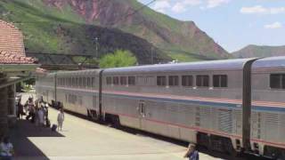 Amtrak California Zephyr at Glenwood Springs Colorado [upl. by Chow]