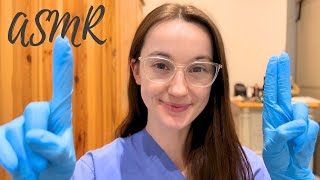 ASMR Trying Medical Tests on You Cranial Nerve Exam Eyes amp Ears [upl. by Irwinn]