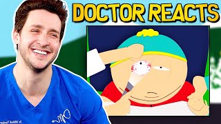 Doctor Reacts To Hilarious South Park Medical Scenes [upl. by Bertero]