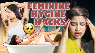 😲Why I dont Go To Beauty Parlor Anymore 🤫 14 Feminine Hygine Hacks You Must Try 😉 Beautytips [upl. by Lindemann]