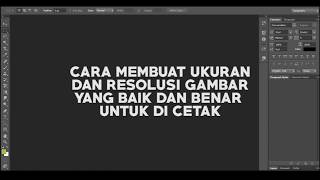 Membuat ukuran dan resolusi spanduk pada Adobe Potoshop [upl. by Devitt]