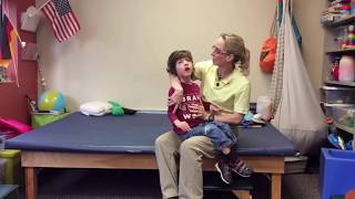 Head Control Exercises for a Child with Cerebral Palsy 001 [upl. by Ella]