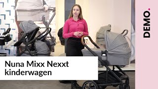 Nuna Mixx Nexxt kinderwagen  Demo [upl. by Oneida]