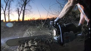 Stihl MS880 Unboxing Overview First Cuts [upl. by Gollin518]