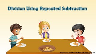 Division Using Repeated Subtraction [upl. by Alessig423]