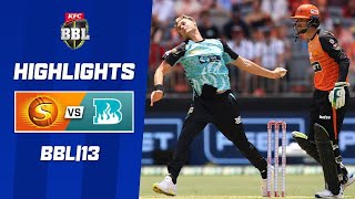 Perth Scorchers v Brisbane Heat  BBL13 [upl. by Dowd176]