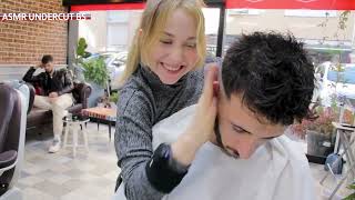 INSTANT Sleep With Asmr Female Barber Massage [upl. by Yaner]