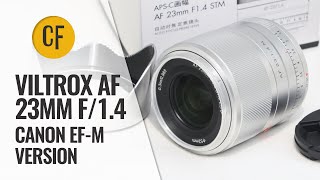 Viltrox AF 23mm f14 lens review for Canon EOS M [upl. by Aeikan]