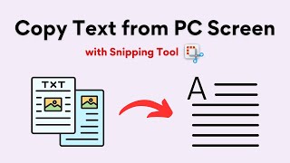 How to Copy Text from Image windows [upl. by Margareta]