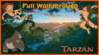 Disneys Tarzan Action Game  FULL 100 Walkthrough 1080p HD [upl. by Chalmer]