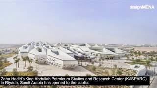 Zaha Hadids crystalline KAPSARC research centre opens to public [upl. by Lilithe]