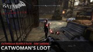 Batman Arkham Knight  Catwoman White Free Roam [upl. by Annodal]