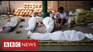 India’s Covid crisis deepens with more than 200000 deaths confirmed  BBC News [upl. by Nylirek]