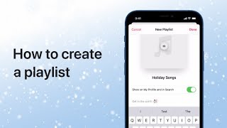 How to create a playlist on iPhone iPad and iPod touch — Apple Support [upl. by Menard150]