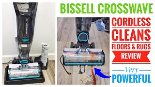 BISSELL CrossWave Cordless WetDry Vacuum 2554a Review [upl. by Yrocaj]