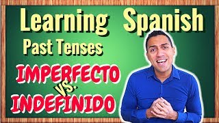 Learn SPANISH intermediate  difference between IMPERFECTO imperfect and INDEFINIDO simple past [upl. by Donni]