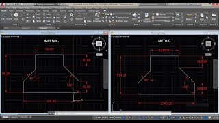 How to convert units of an existing drawing in AutoCAD [upl. by Vincenz]