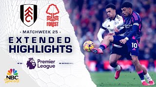 Fulham v Nottingham Forest  PREMIER LEAGUE HIGHLIGHTS  2152025  NBC Sports [upl. by Berlyn]