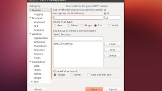 How to install putty SSH and telnet client in ubuntu Linux [upl. by Rother841]