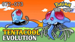 Tentacool Evolves Into Tentracruel In Pokemon Fire Red amp Leaf Green  Kanto Pokedex [upl. by Jedidiah408]