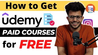 How to Get Paid Udemy Courses for Free with Certificate 🔥 😱 🤑 [upl. by Eidarb]