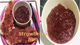 Homemade Strawberry Jam Recipe  Fresh Strawberry Jam Without Preservatives [upl. by Yedorb]