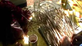 Nancy Today how to weave a cherokee basket 3 ASMR weaving basketmaking hacer cesta [upl. by Halda]