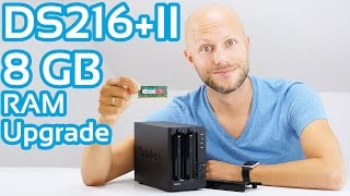 Synology DiskStation DS216II RAM Upgrade  iDomiX [upl. by Blunt]