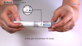 How to inject Terifrac Solo Demonstration [upl. by Eidnas998]