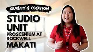 Condo Tour 2  Brand New Studio Unit  Lincoln Proscenium Rockwell  Makati City  FOR RENT [upl. by Fesoy]