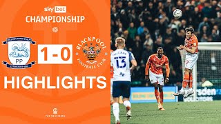 Highlights  Preston North End v Blackpool [upl. by Anabal]