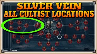 Assassins Creed Odyssey All SILVER VEIN Cultist Locations  Cult Unmasked Trophy  Achievement [upl. by Yenttirb245]