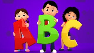 ABC Song  3d Nursery Rhymes  Kids Songs  Childrens Videos  Phonics Songs For Toddlers  Kids Tv [upl. by Eceer]