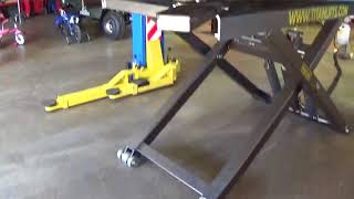 Titan SL6600 Scissor Lift automotive mid rise car lift [upl. by Conrad]