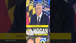 Former Gov Larry Hogan projected winner in Republican primary for Maryland Senate [upl. by Petrina687]