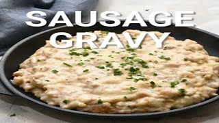 How to Make Homemade Sausage Gravy [upl. by Laemsi]