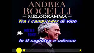 Andrea Bocelli  Melodramma karaoke [upl. by Hadlee747]