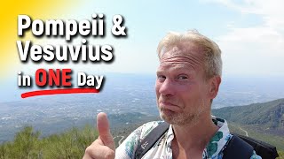 How to Visit Pompeii and Vesuvius in One Day  2022 Review and Travel Guide [upl. by Westbrooke]