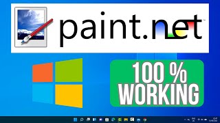 How To Install Paintnet To Windows 11  Windows 10 [upl. by Karlee]