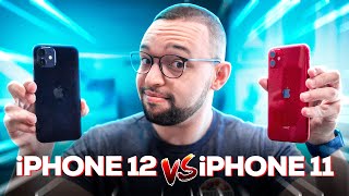 iPHONE 12 vs iPHONE 11  muda muita coisa COMPARATIVO [upl. by Bach]