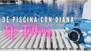 I Spent a DAY in SILENCE at the POOL with my Diana Mini NO TALKING ASMR [upl. by Ellenohs861]