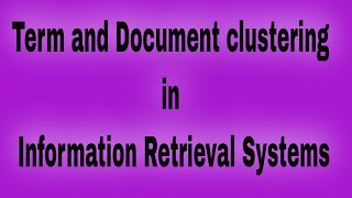 20 Probability Model in Information Retrieval System [upl. by Krawczyk218]