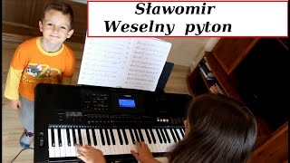 147 Sławomir  Weselny Pyton cover keyboard Yamaha [upl. by Gerhardine]