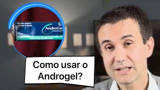 Como usar o Androgel [upl. by Icaj]