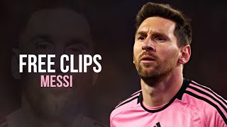 Lionel Messi  4K Clips for Edits • Free Clips 2024  Skills amp Goals  Inter Miami  No Watermark [upl. by Aineg]