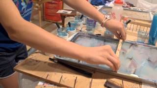 How to marble paper step by step [upl. by Ettenoj]