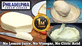 How to make PHILADELPHIA Cream Cheese at Home in Just 5 Minutes [upl. by Ver]